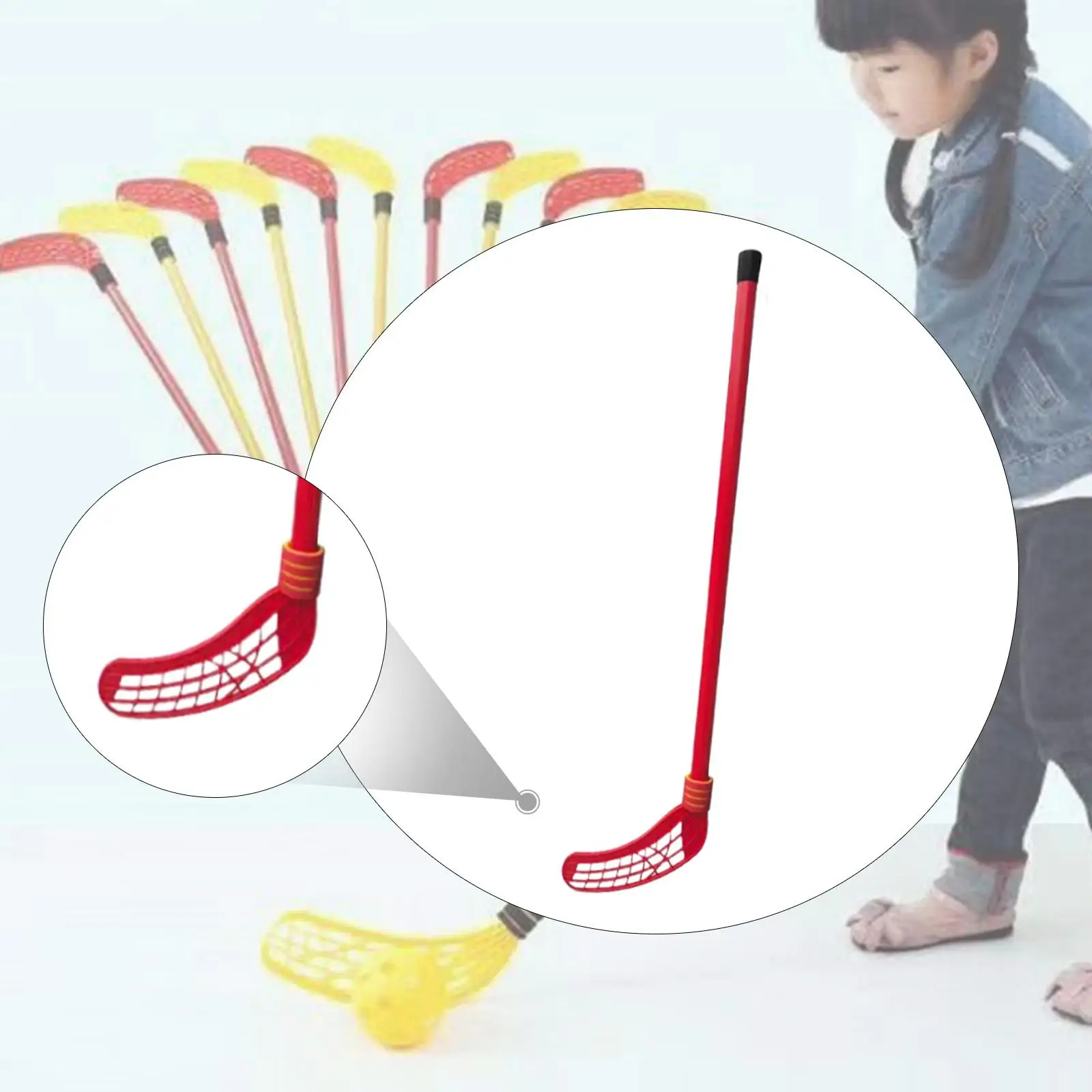 Floorball Stick PVC Children Physical Fitness Sensory Integration Toy Game Equipment for Kindergarten Outdoor Play
Floorball Stick PVC Children Physical Fitness Sensory Integration Toy Game Equipment for Kindergarten Outdoor Play