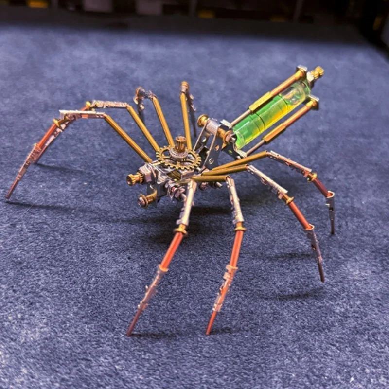 Механическая модель паука «сделай сам», комплект металлической модели, 3D пазлы, киберпанк, насекомые в сборе, креативная игрушка ручной работы, подарок для детей-100 шт. +
Механическая модель паука «сделай сам», комплект металлической модели, 3D пазлы, киберпанк, насекомые в сборе, креативная игрушка ручной работы, подарок для детей-100 шт. +