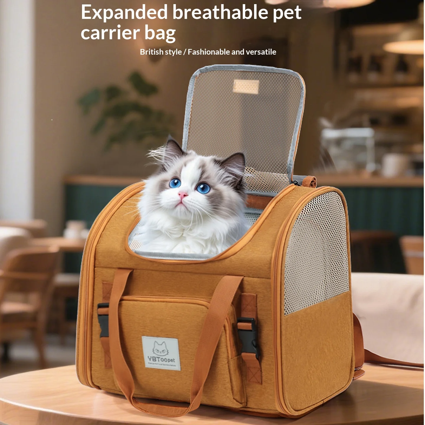 Expandable Large Capacity Concealed Cat Backpack, Portable Double Shoulder Pet Carrier Bag, Breathable Travel for Cats
Expandable Large Capacity Concealed Cat Backpack, Portable Double Shoulder Pet Carrier Bag, Breathable Travel for Cats