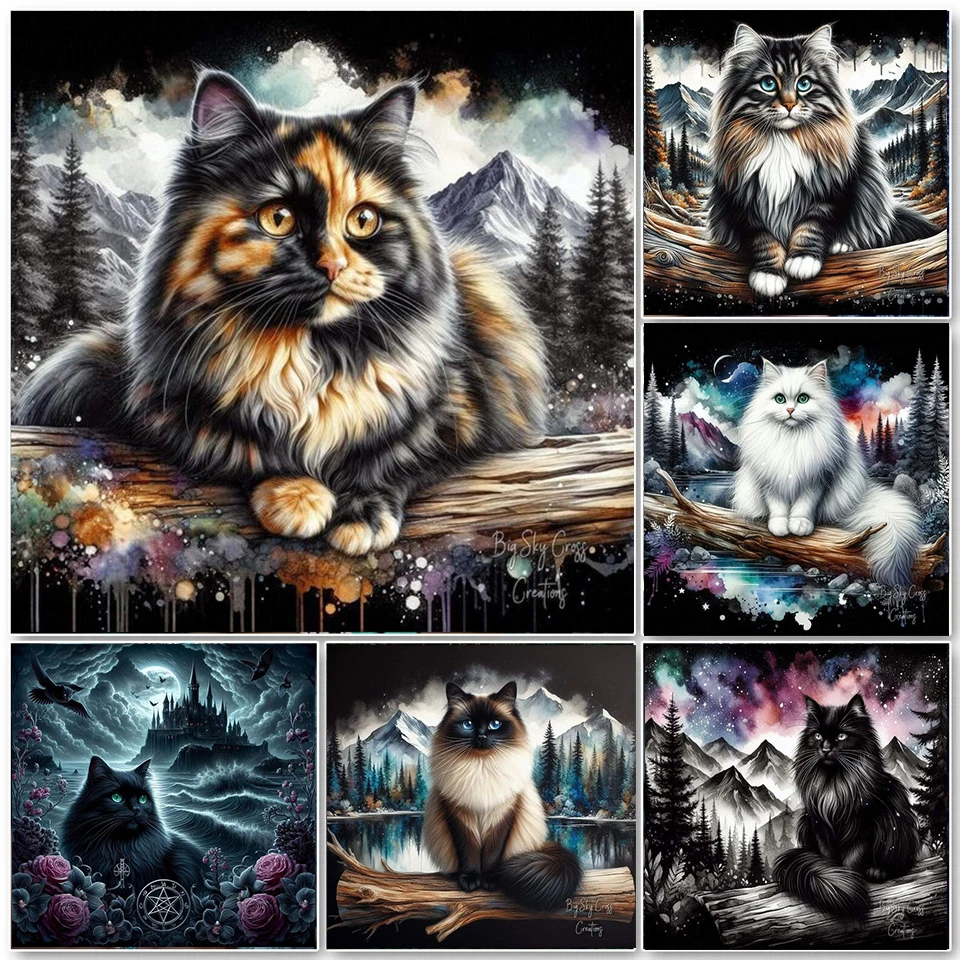 5D DIY Diamond Painting Cat Full Diamond Mosaic Embroidery Animal Cross Stitch Rhinestone Inlay Home Decoration Gift
5D DIY Diamond Painting Cat Full Diamond Mosaic Embroidery Animal Cross Stitch Rhinestone Inlay Home Decoration Gift