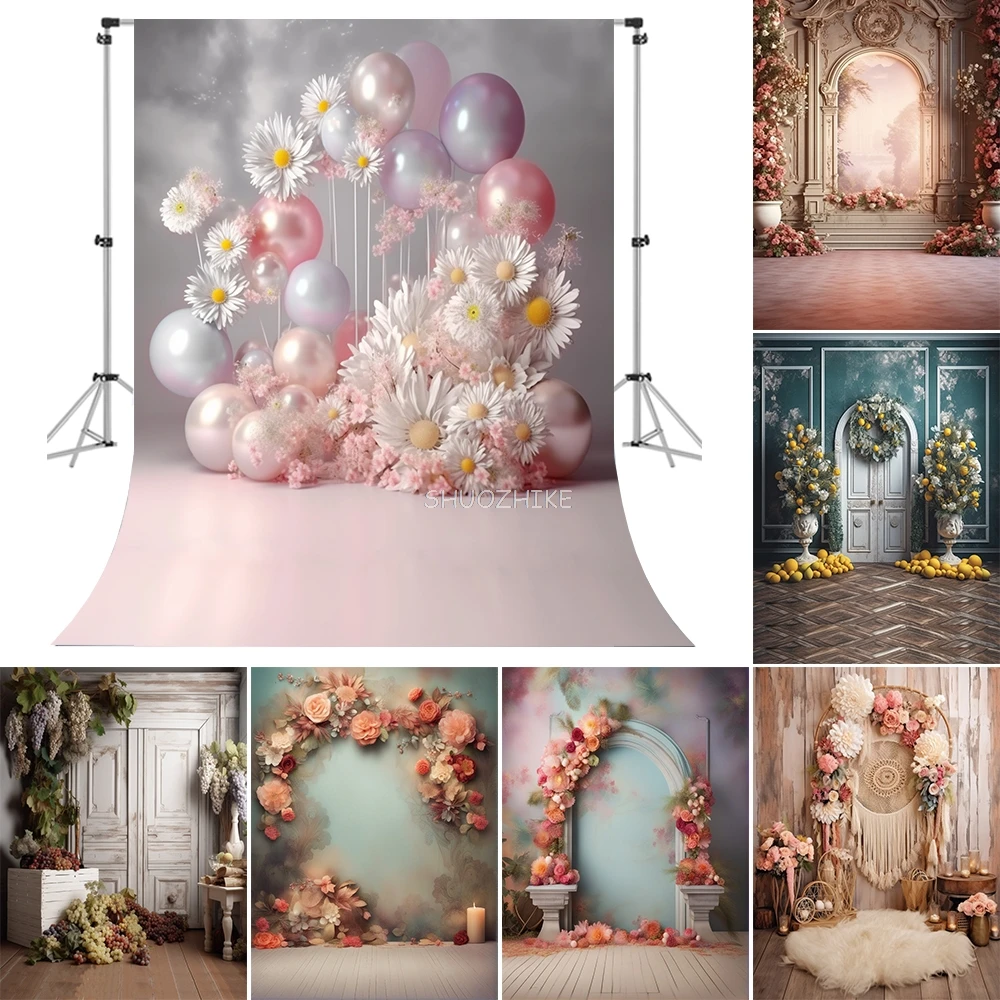 Vintage Curtain Floral Background Pregnant Baby Shower Girl Portrait Art Portrait Wedding Backdrop for Photo Studio
Vintage Curtain Floral Background Pregnant Baby Shower Girl Portrait Art Portrait Wedding Backdrop for Photo Studio