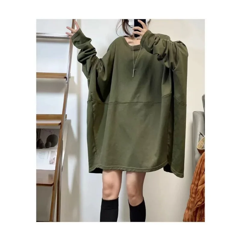 Осенний длинный топ, свободная бумажная фигурка, лоскутная однотонная толстовка, футболка
Осенний длинный топ, свободная бумажная фигурка, лоскутная однотонная толстовка, футболка