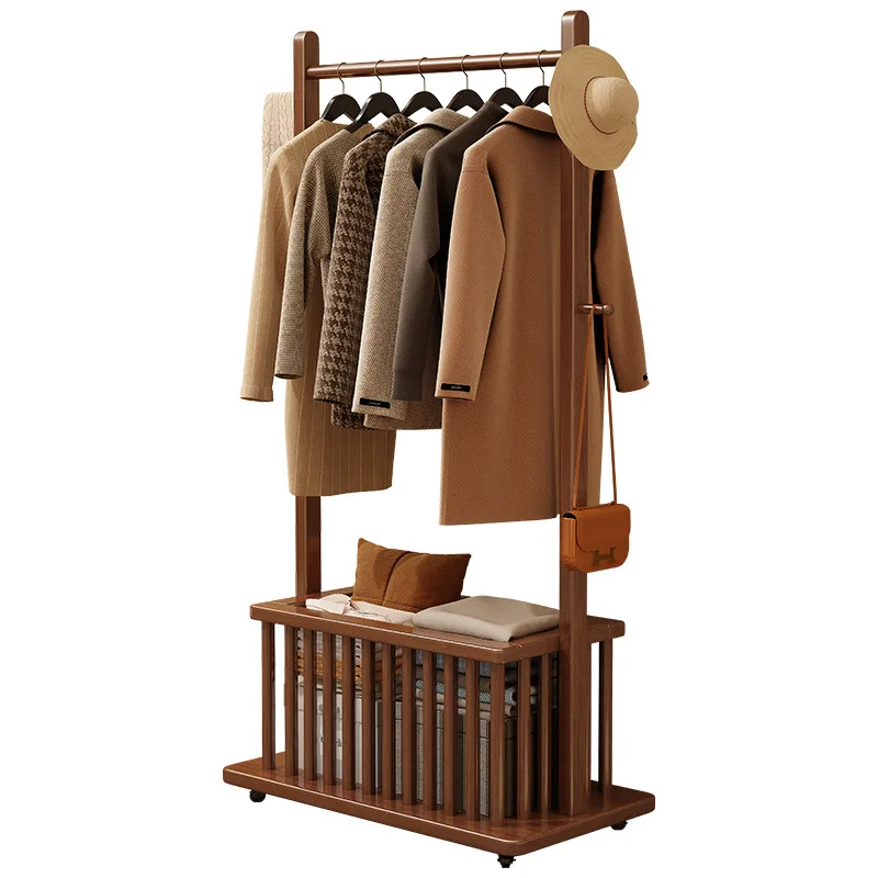 Solid wood, coat rack, floor, bedroom, household, hanging clothes, removable, dirty clothes basket
Solid wood, coat rack, floor, bedroom, household, hanging clothes, removable, dirty clothes basket