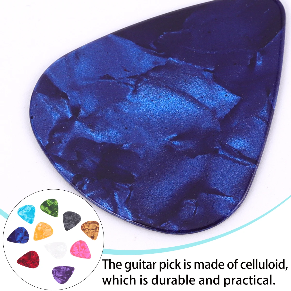 50 Pcs Guitar Picks Plectrum Instrument Accessory Index Finger Thumb Musical Accessories Plectrums
50 Pcs Guitar Picks Plectrum Instrument Accessory Index Finger Thumb Musical Accessories Plectrums