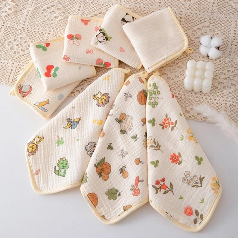 J15U Cartoon Print Baby Square Face Towel Breathable Burp Cloth Small Handkerchief Newborns Drooling Bib Infant Essential
J15U Cartoon Print Baby Square Face Towel Breathable Burp Cloth Small Handkerchief Newborns Drooling Bib Infant Essential