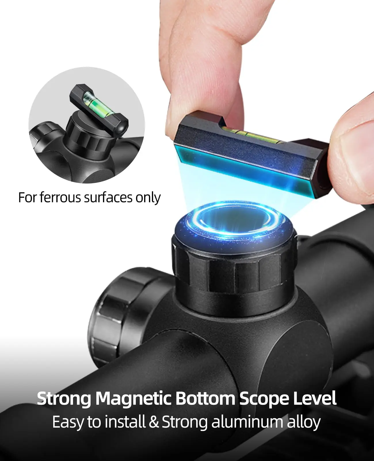 EZshoot Scope Leveling Kit with a Magnetic Base Optics Riflescop Level Foldable Scope Level Anti-Cant Bubble Level for Outdoor
EZshoot Scope Leveling Kit with a Magnetic Base Optics Riflescop Level Foldable Scope Level Anti-Cant Bubble Level for Outdoor