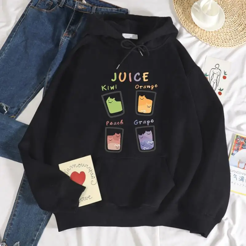Casual Womans Hoodie Juice Cup Cat Cartoons Graphic Printing Sweatshirt Fleece Comfortable Pocket Pullover Autumn Winter Hoody
Casual Womans Hoodie Juice Cup Cat Cartoons Graphic Printing Sweatshirt Fleece Comfortable Pocket Pullover Autumn Winter Hoody