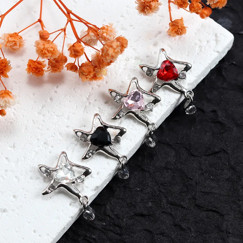 10PCS 3D Luxury Alloy Star Nail Art Love Heart Rhinestone Charms Gems Pendant Jewelry Parts Accessories Nail Decoration Supplies
10PCS 3D Luxury Alloy Star Nail Art Love Heart Rhinestone Charms Gems Pendant Jewelry Parts Accessories Nail Decoration Supplies