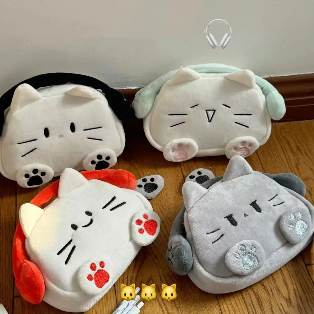 Cartoon Plush Kitten Shape Pencil Pouch Large Capacity Zipper Stationery Bag School Students Writing Pencil Organizer
Cartoon Plush Kitten Shape Pencil Pouch Large Capacity Zipper Stationery Bag School Students Writing Pencil Organizer