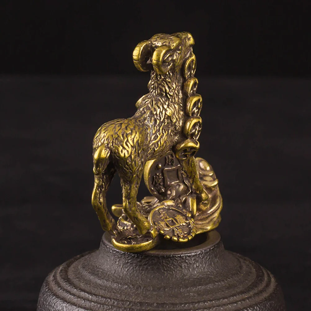 Латунное украшение в виде козы, Золотая статуя животного, креативный фестивальный реквизит, настольный медный ремесло, подарок на день рождения, домашний декор, украшение для автомобиля 
Латунное украшение в виде козы, Золотая статуя животного, креативный фестивальный реквизит, настольный медный ремесло, подарок на день рождения, домашний декор, украшение для автомобиля