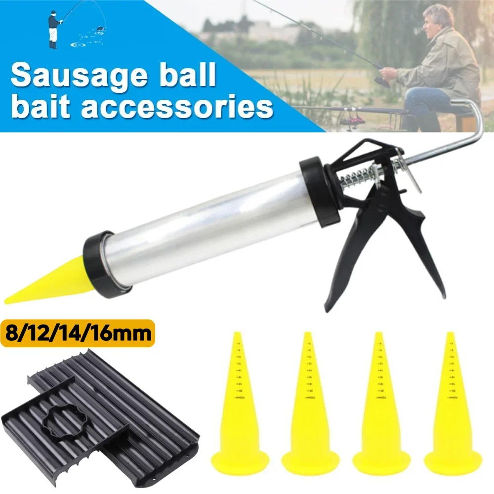 Sausage Maker Bait Aluminum Fishing Boilie Gun Carp Fishing Bait Making with 4pcs Spare Nozzles Fishing Lure Accessories Tackle
Sausage Maker Bait Aluminum Fishing Boilie Gun Carp Fishing Bait Making with 4pcs Spare Nozzles Fishing Lure Accessories Tackle