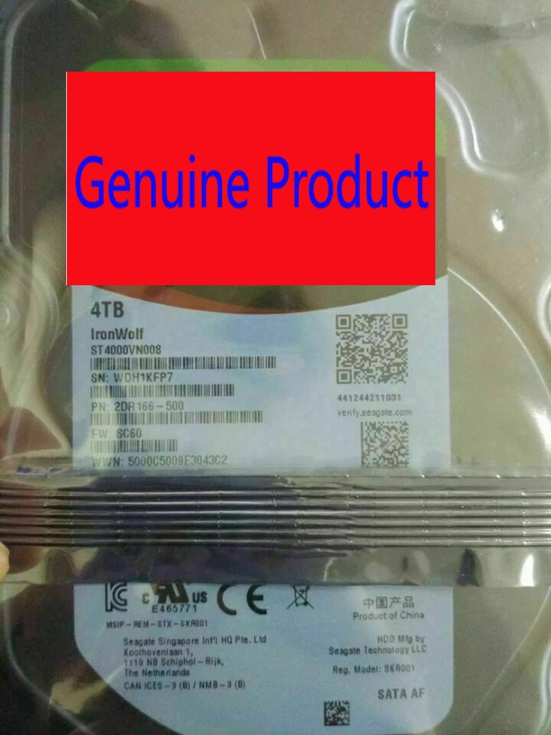 NEW IronWolf 4TB ST4000VN008 NAS 64MB 6Gb/s 3.5" SATA HDD Hard Disk Drive
NEW IronWolf 4TB ST4000VN008 NAS 64MB 6Gb/s 3.5" SATA HDD Hard Disk Drive