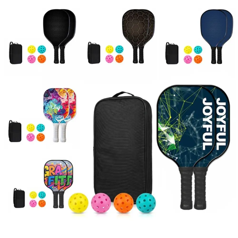 Poplar Wood Pickleball Paddle With Carry Bag Comfort Grip Pickleball Racket Colorful Smooth Surface Pickleball Set Family Play
Poplar Wood Pickleball Paddle With Carry Bag Comfort Grip Pickleball Racket Colorful Smooth Surface Pickleball Set Family Play