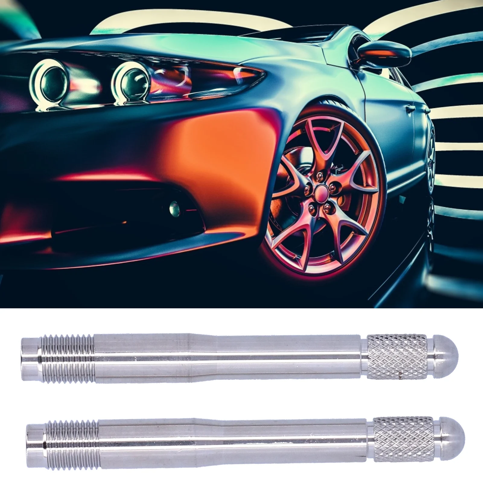 Car Wheel Stud Alignment Pins Wheel Mounting Guide M14 X 1.5 Thread Stainless Steel Tool 2pcs
Car Wheel Stud Alignment Pins Wheel Mounting Guide M14 X 1.5 Thread Stainless Steel Tool 2pcs
