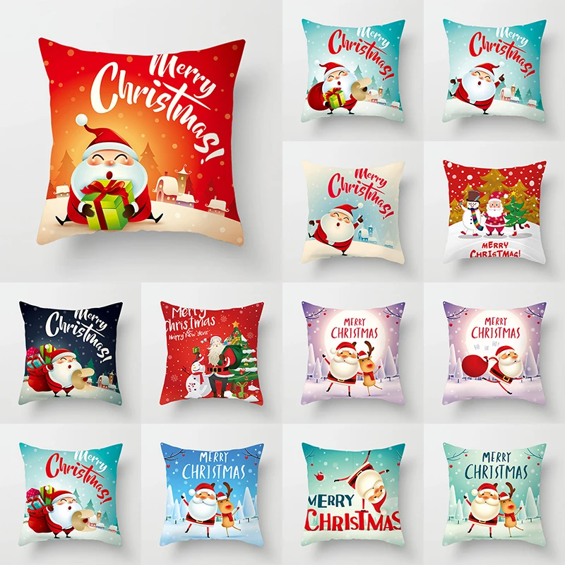 Merry Christmas Decorative Pillowcase Sofa Ornament Office Chair Cushion Cover Hotel New Year Home Decoration
Merry Christmas Decorative Pillowcase Sofa Ornament Office Chair Cushion Cover Hotel New Year Home Decoration