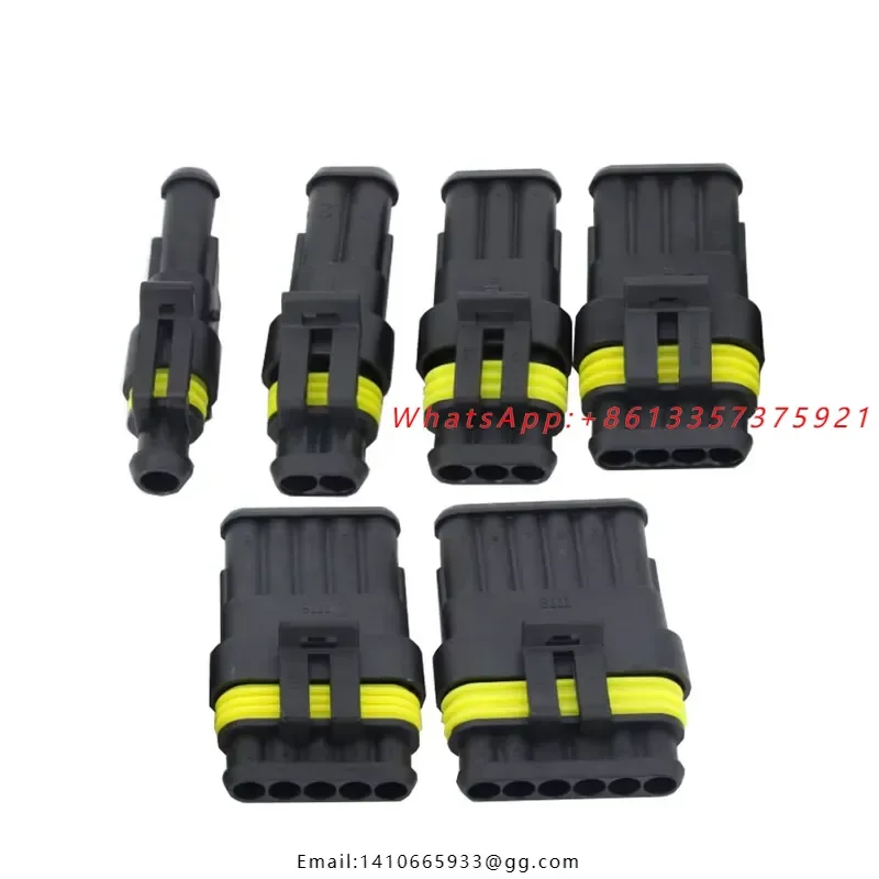 1 Set 1 2 3 4 5 6 Pin Super Seal AMP Electrical Connector Automotive Waterproof Lamp Male And Female Plug For Car
1 Set 1 2 3 4 5 6 Pin Super Seal AMP Electrical Connector Automotive Waterproof Lamp Male And Female Plug For Car