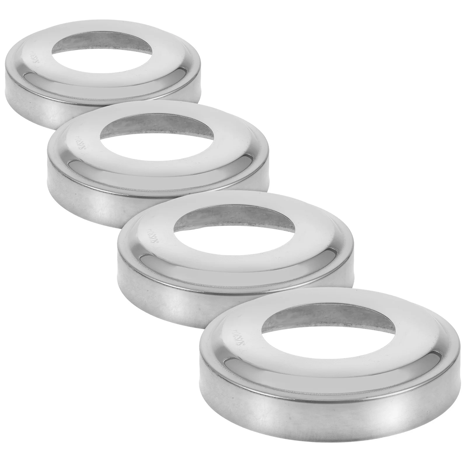 4pcs 1.9-Inch Stainless Steel Handrail Covers Durable Secure Fit For Inground Ladders Tubing Replacement Covers Spare Parts 
4pcs 1.9-Inch Stainless Steel Handrail Covers Durable Secure Fit For Inground Ladders Tubing Replacement Covers Spare Parts