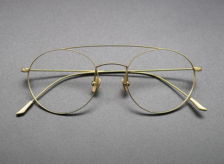For Retro Round Titanium Glasses Frames Ultra-light Men's Prescription Women's Myopia Double Beam Eyewear Handmade Blue Light
For Retro Round Titanium Glasses Frames Ultra-light Men's Prescription Women's Myopia Double Beam Eyewear Handmade Blue Light