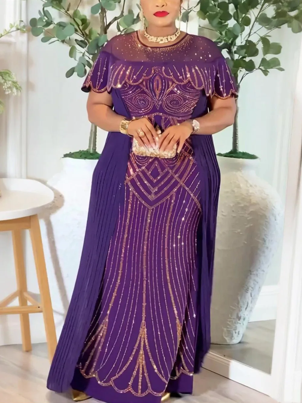 Plus Size African Party Dresses for Women Dashiki Diamond Pleated Long Dress Elegant Turkey Muslim Wedding Evening Gown
Plus Size African Party Dresses for Women Dashiki Diamond Pleated Long Dress Elegant Turkey Muslim Wedding Evening Gown
