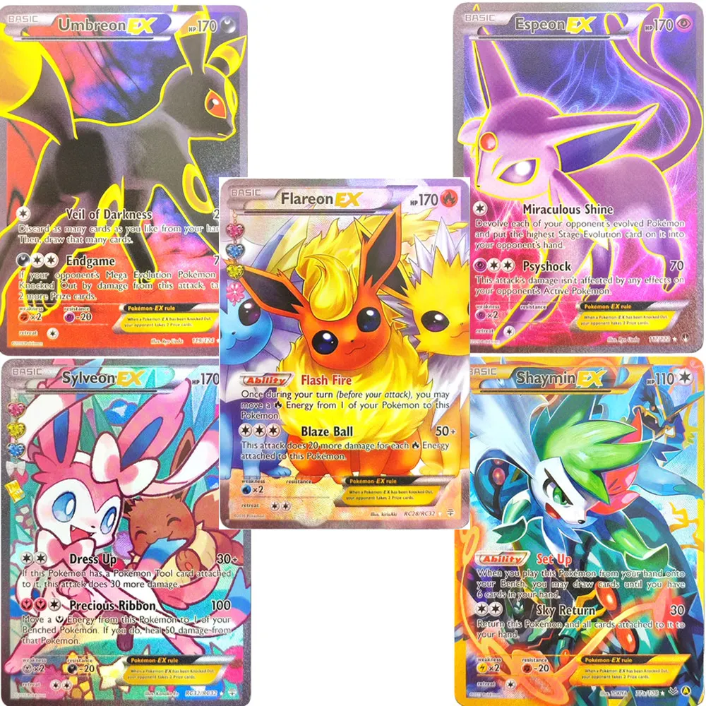 Карты Proxy PTCG PTCG XY Umbreon Espeon Flareon Shaymin Sylveon EEVEE Yveltal EX RC28/RC32 119/124 Карта сбора английских игр
Карты Proxy PTCG PTCG XY Umbreon Espeon Flareon Shaymin Sylveon EEVEE Yveltal EX RC28/RC32 119/124 Карта сбора английских игр
