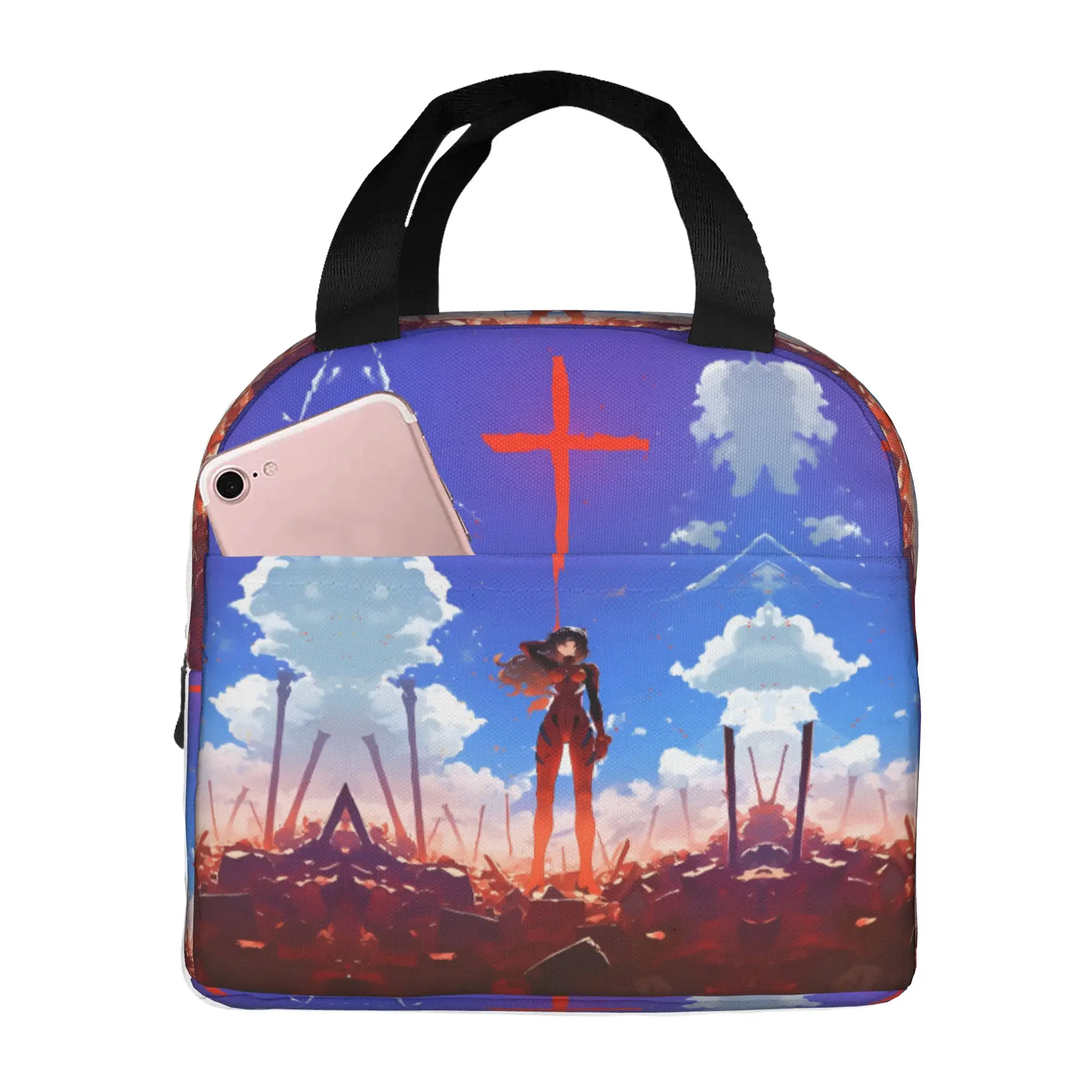 Custom EVA Evangelions Portable Lunch Boxes for Women Waterproof Asuka Cooler Thermal Food Insulated Lunch Bag Office Work
Custom EVA Evangelions Portable Lunch Boxes for Women Waterproof Asuka Cooler Thermal Food Insulated Lunch Bag Office Work