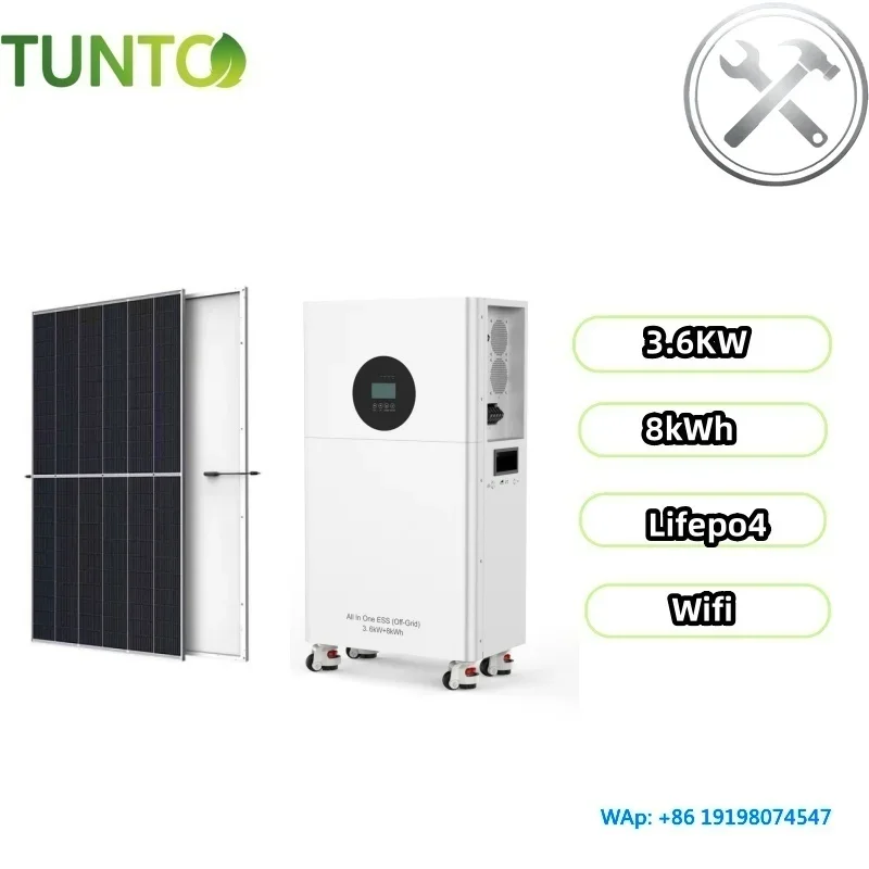 3.5kW 5.5kW Solar Energy Storage System 8KWh 10KWh MPPT WIFI Control for Home Backup Power
3.5kW 5.5kW Solar Energy Storage System 8KWh 10KWh MPPT WIFI Control for Home Backup Power