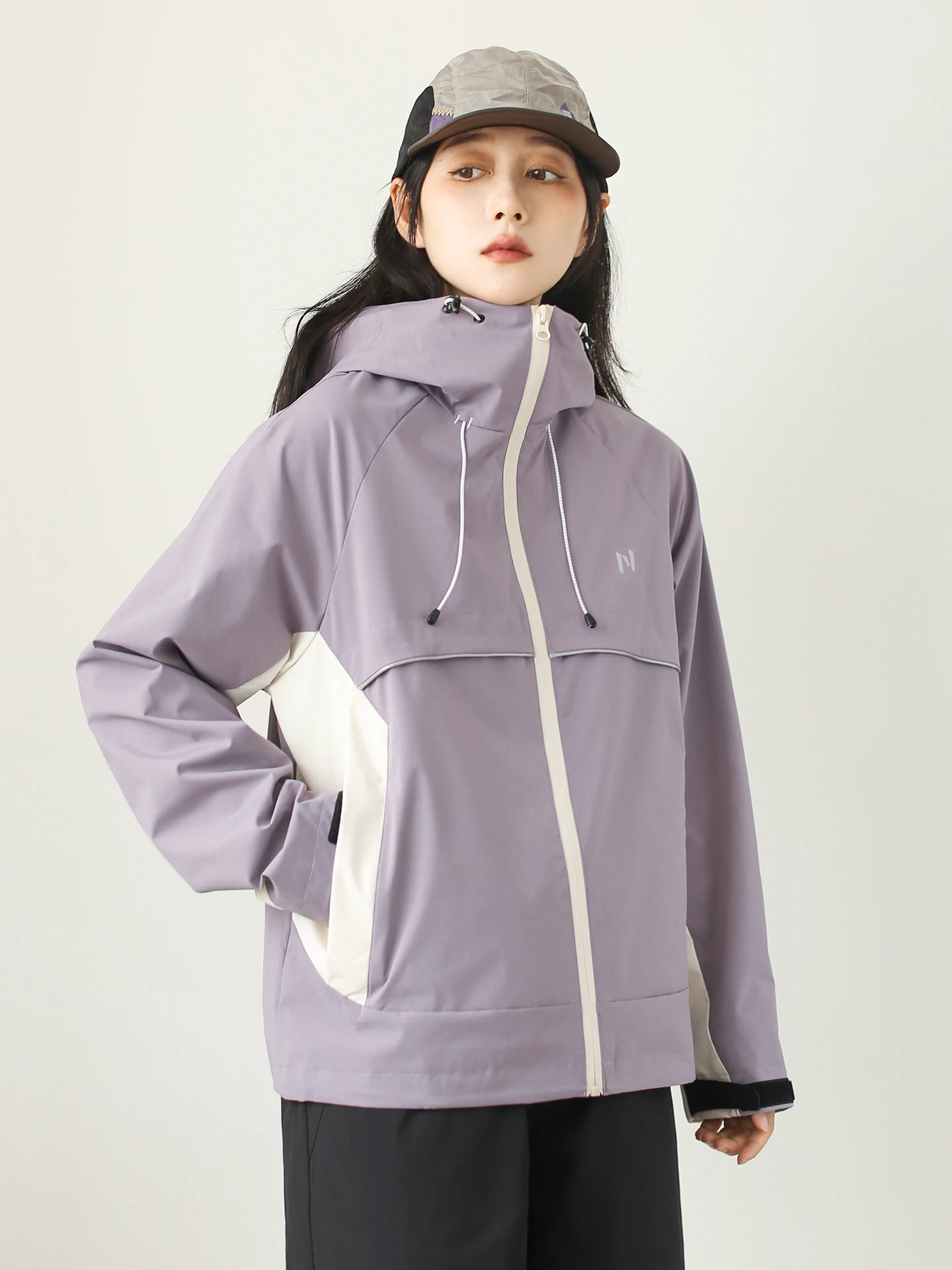 Women's Casual Hiking Jaet Spring Autumn New Loose Polyester Cotton Blend Windproof Breathable Hooded Mountain Climbing Coat
Women's Casual Hiking Jaet Spring Autumn New Loose Polyester Cotton Blend Windproof Breathable Hooded Mountain Climbing Coat