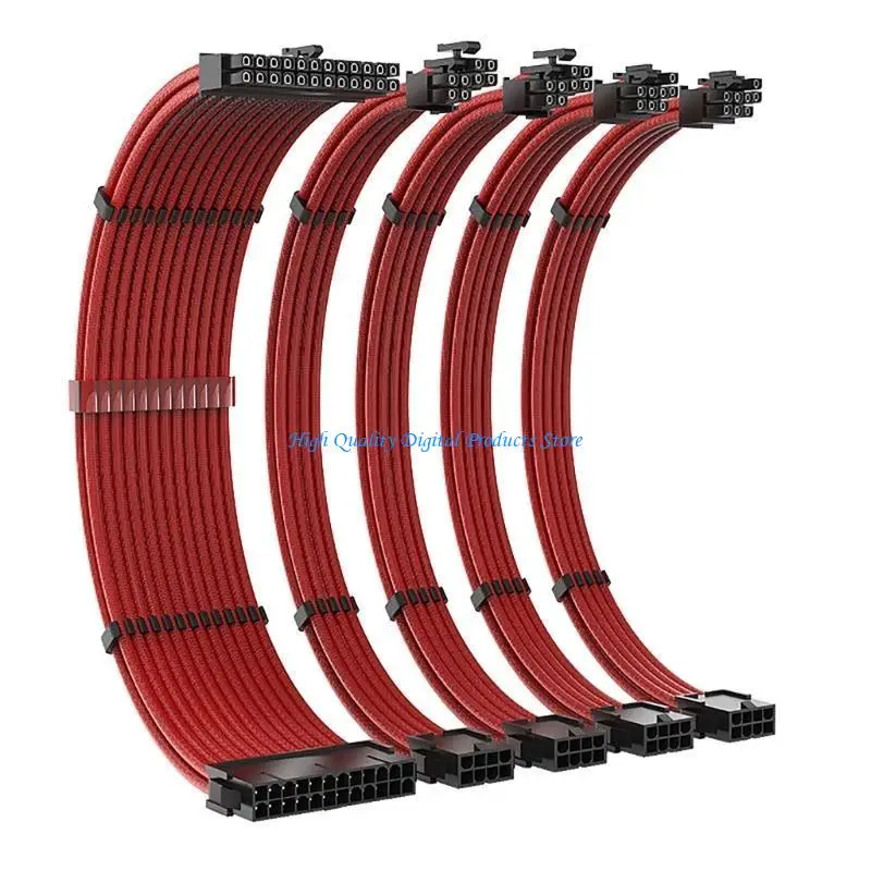 U2JE PSU Power Supply Extension Cable ATX 24Pin Dual PCIE 6+2Pin Dual 4+4Pin Cord
U2JE PSU Power Supply Extension Cable ATX 24Pin Dual PCIE 6+2Pin Dual 4+4Pin Cord