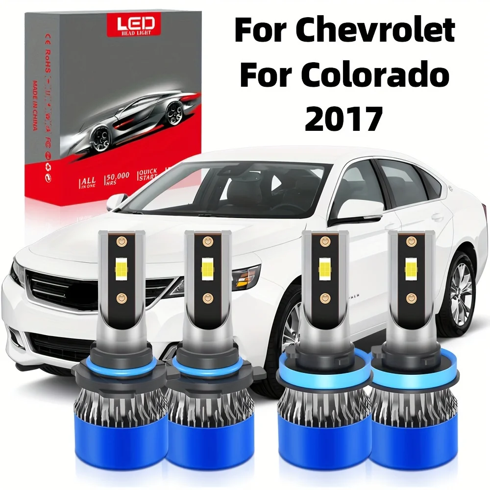 4 шт., чип 2017 CSP для Chevrolet Колорадо (9005), 6000/HB3, дальний свет + H11 Ближний свет, блестящий свет 3570 к, 800%
4 шт., чип 2017 CSP для Chevrolet Колорадо (9005), 6000/HB3, дальний свет + H11 Ближний свет, блестящий свет 3570 к, 800%