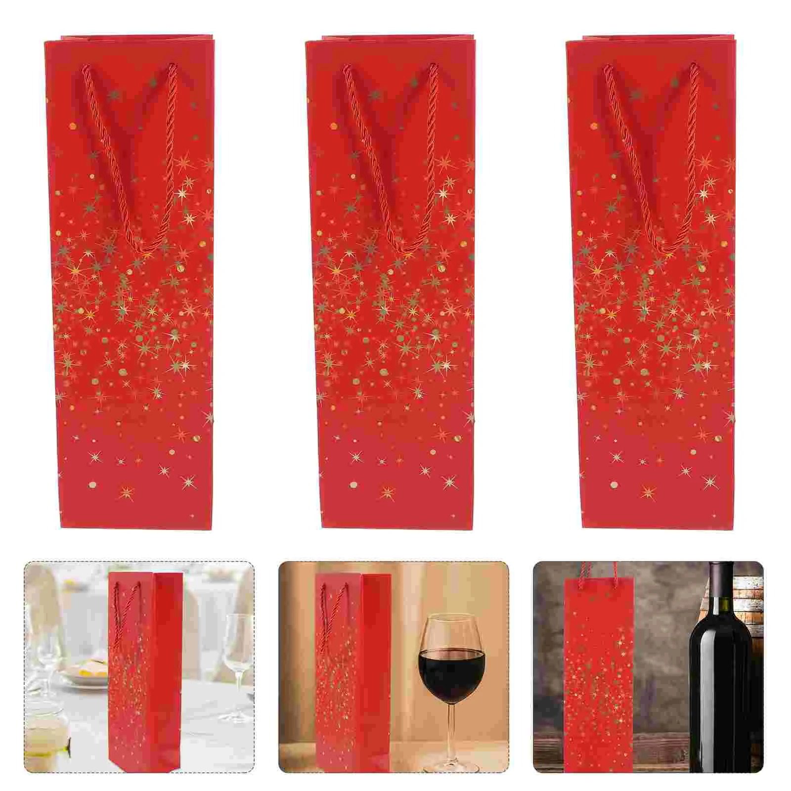 10 Pcs Gift Bags Paper Bottle Carriers With Handle For Christmas Wedding Birthday Party Foldable Sturdy Single Holder
10 Pcs Gift Bags Paper Bottle Carriers With Handle For Christmas Wedding Birthday Party Foldable Sturdy Single Holder