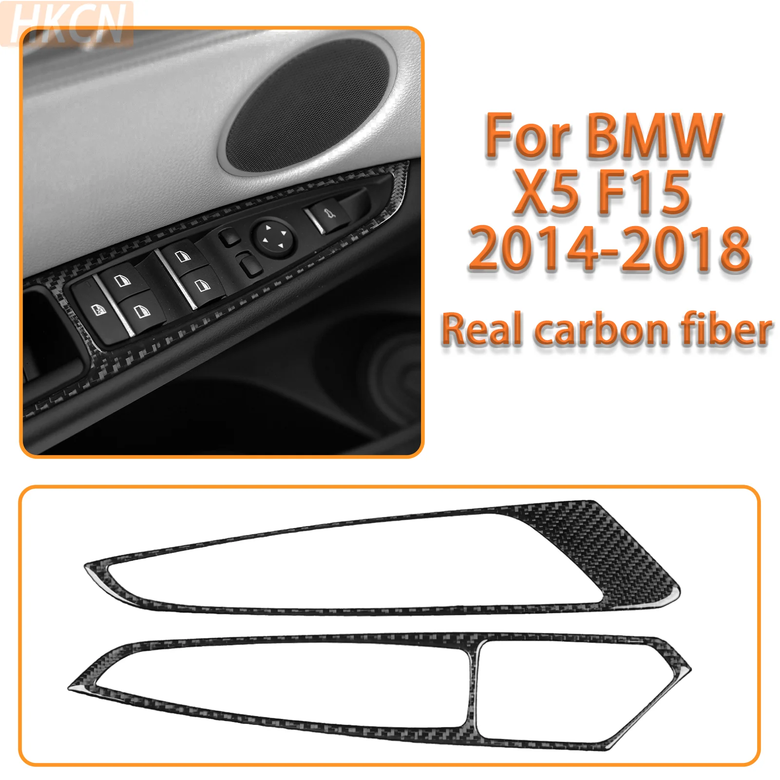 For BMW X5 F15 2014-2018 Car Window Glass Lift Button Switch Panel Frame Decoration Carbon Fiber Interior Accessories Sticker
For BMW X5 F15 2014-2018 Car Window Glass Lift Button Switch Panel Frame Decoration Carbon Fiber Interior Accessories Sticker