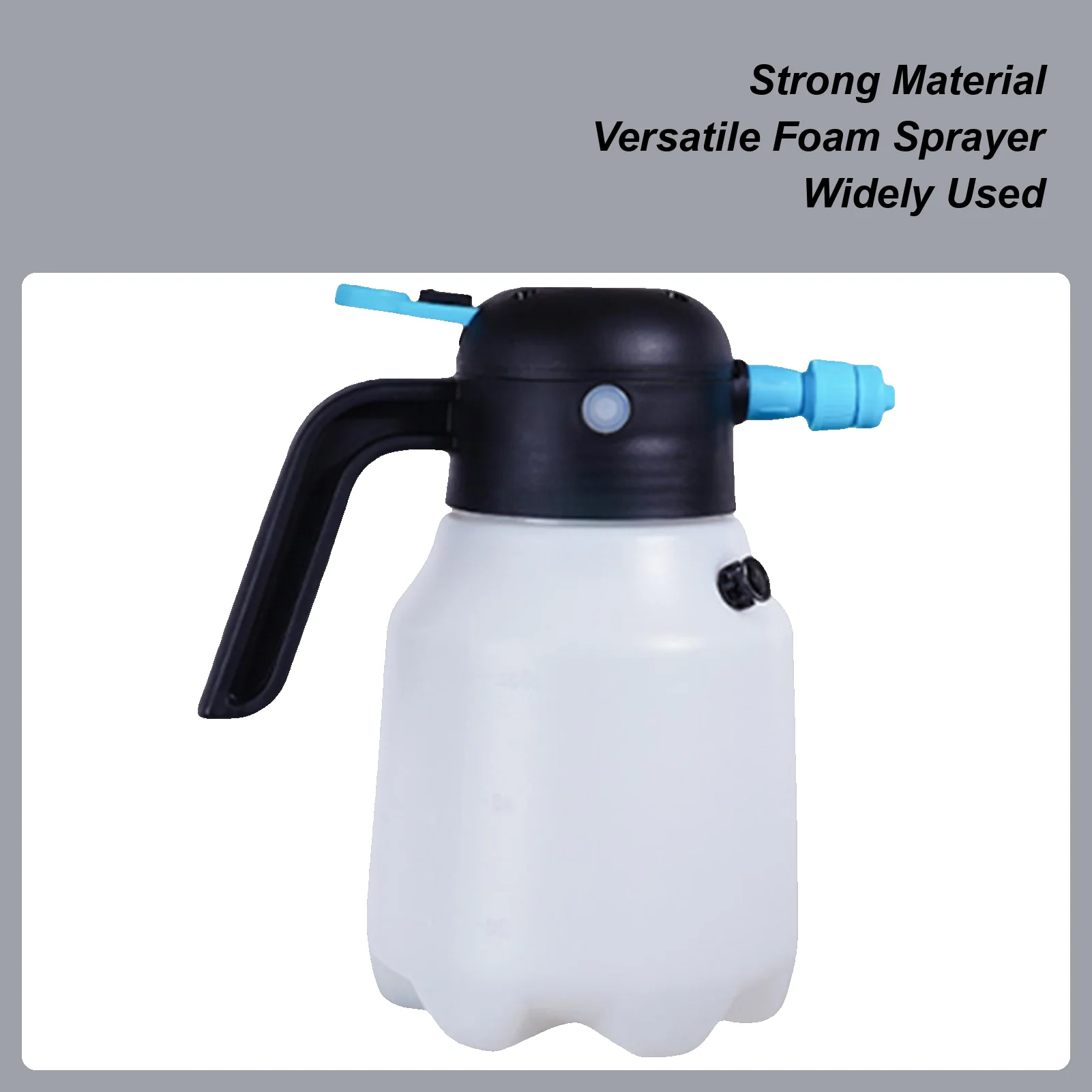 Electric Foam Sprayer 1.8L Cordless Foaming Cannon USB Rechargeable Foam Sprayer for Patio Garden Irrigation Agricultural Car
Electric Foam Sprayer 1.8L Cordless Foaming Cannon USB Rechargeable Foam Sprayer for Patio Garden Irrigation Agricultural Car