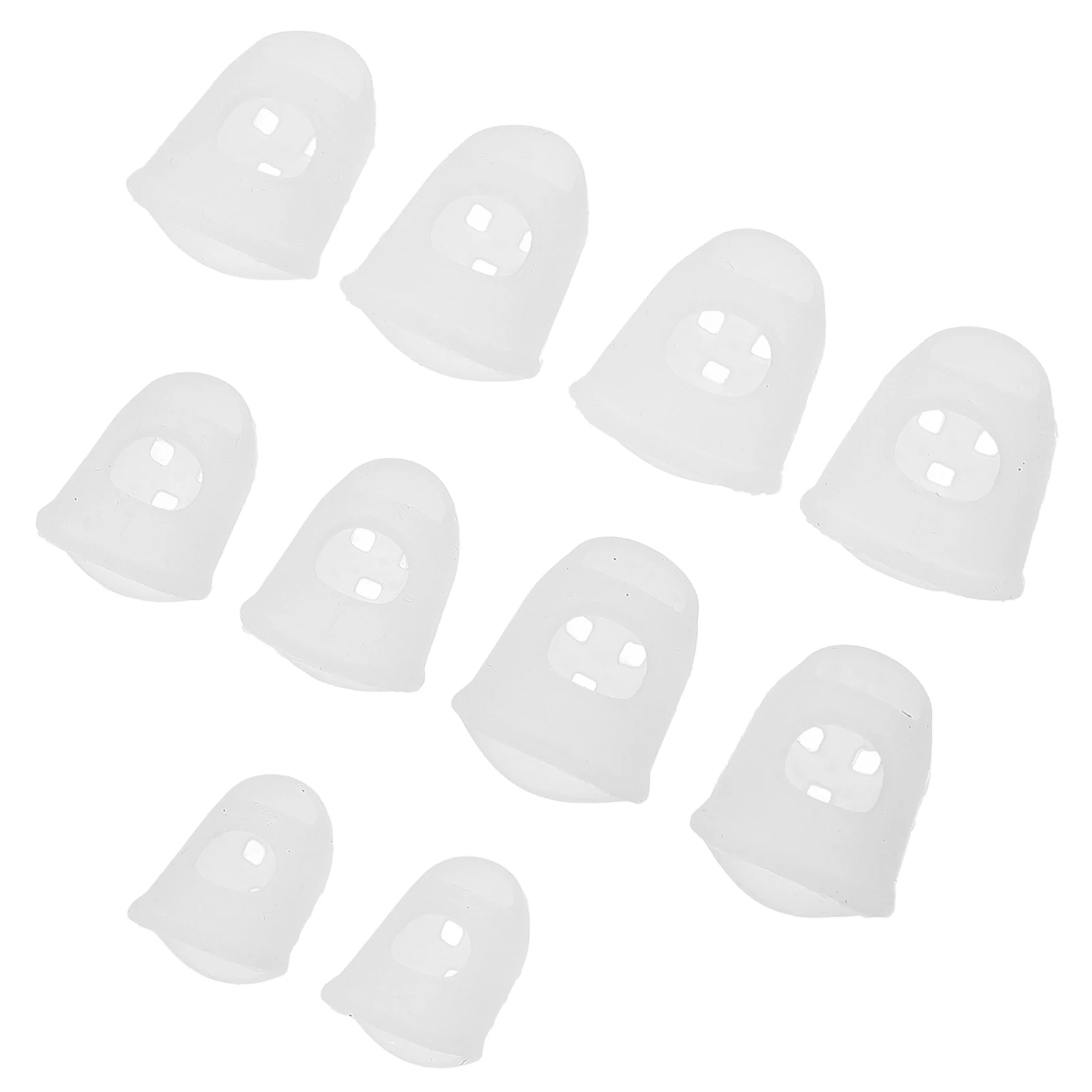 10 Pcs Thumb Piano Set Finger Guard Sleeves Cover for Gaming Guards Silica Gel Protectors
10 Pcs Thumb Piano Set Finger Guard Sleeves Cover for Gaming Guards Silica Gel Protectors