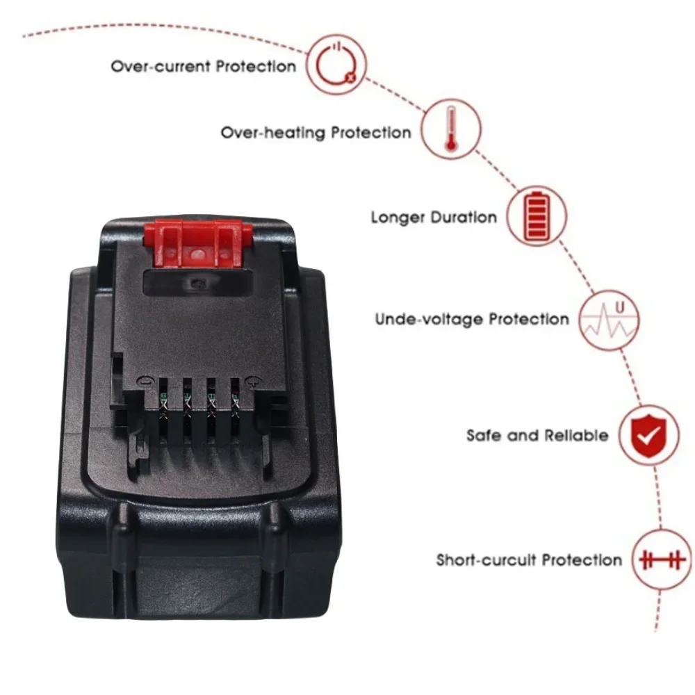High Quality 20V Li-ion Rechargeable Battery Compatible with BLACK&DECKER LB20 LBX20 LBXR20 Power Tools 6.0/8.0/10.0Ah Replaceme
High Quality 20V Li-ion Rechargeable Battery Compatible with BLACK&DECKER LB20 LBX20 LBXR20 Power Tools 6.0/8.0/10.0Ah Replaceme
