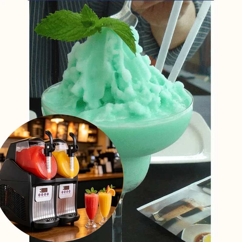 Commercial Slushie Machine, 4L Frozen Drink Margarita Machine Smoothie Slushy Maker Stainless Steel for Restaurant Bar Party
Commercial Slushie Machine, 4L Frozen Drink Margarita Machine Smoothie Slushy Maker Stainless Steel for Restaurant Bar Party