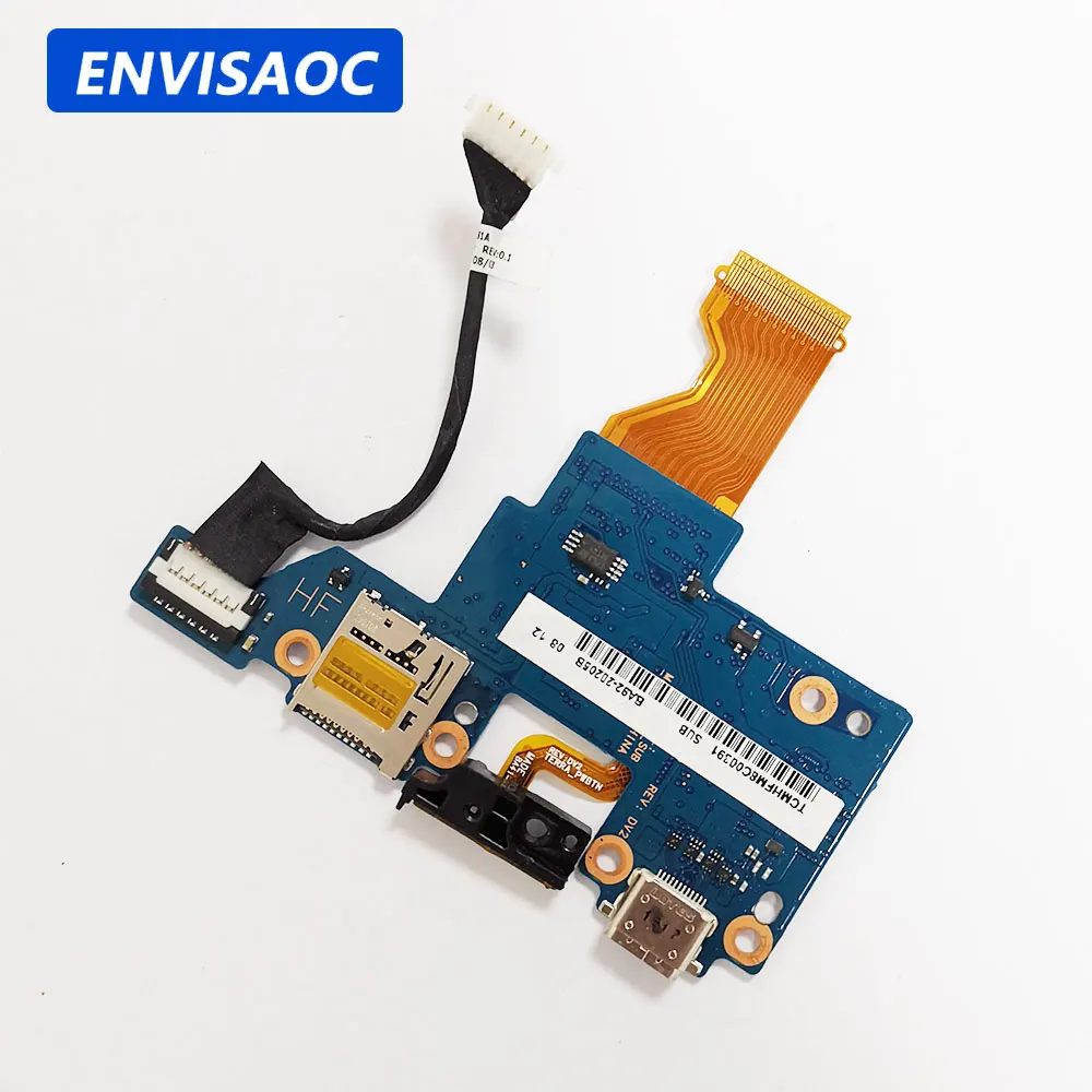 For Samsung Galaxy Chromebook XE930QCA Laptop DC Power Connector DC-IN Charging Type-c Jack Port Switch Power Button Board Cable
For Samsung Galaxy Chromebook XE930QCA Laptop DC Power Connector DC-IN Charging Type-c Jack Port Switch Power Button Board Cable