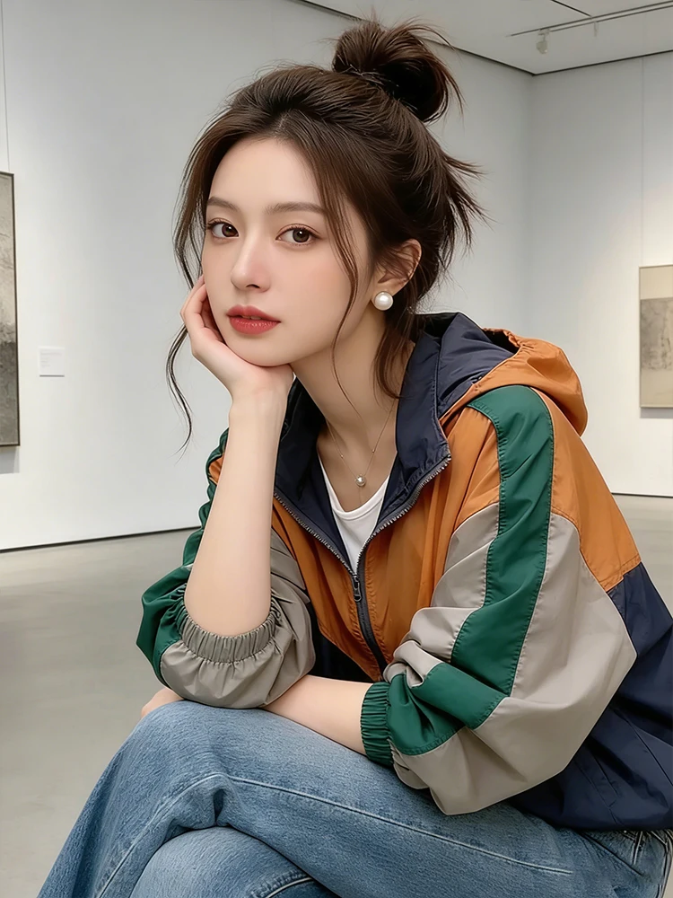 Women's ort Hooded Sun Protection Jaet Lightweight Breathable Faionable Spring New Arrival Zipper Closure Daily Wear
Women's ort Hooded Sun Protection Jaet Lightweight Breathable Faionable Spring New Arrival Zipper Closure Daily Wear