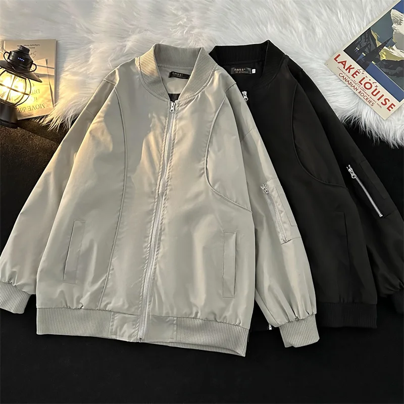 Men Fashion Slim Bomber Windbreaker Jackets Coat Men's Clothing Tactics Casual Jacket Men 2024 Spring Autumn New Jacket B138
Men Fashion Slim Bomber Windbreaker Jackets Coat Men's Clothing Tactics Casual Jacket Men 2024 Spring Autumn New Jacket B138