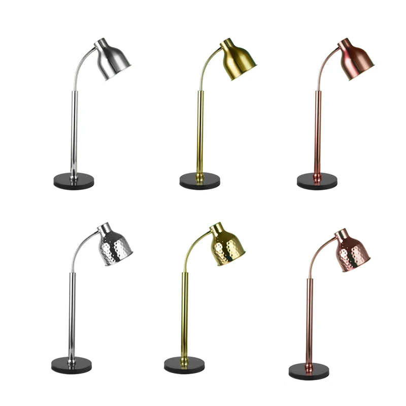 Modern 250W Infrared Lamp In Black Rose Gold Stainless Steel Table Heat & Light For Restaurant Hotel & Catering Buffet
Modern 250W Infrared Lamp In Black Rose Gold Stainless Steel Table Heat & Light For Restaurant Hotel & Catering Buffet