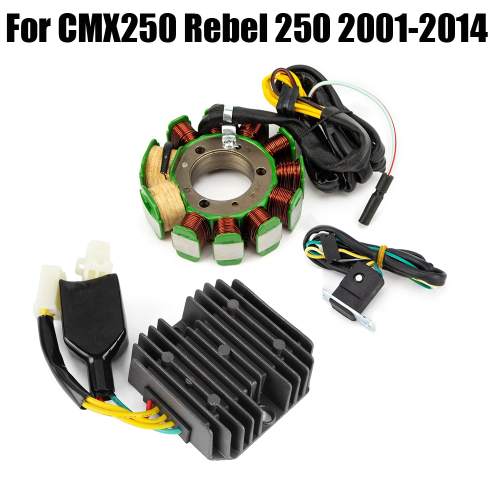 Регулятор-выпрямитель и катушка статора для Honda CMX250 REBEL 250 CMX 2001-2014 2002 2003 2004 2005 2006 2007 2008 2009 2010 2011
Регулятор-выпрямитель и катушка статора для Honda CMX250 REBEL 250 CMX 2001-2014 2002 2003 2004 2005 2006 2007 2008 2009 2010 2011