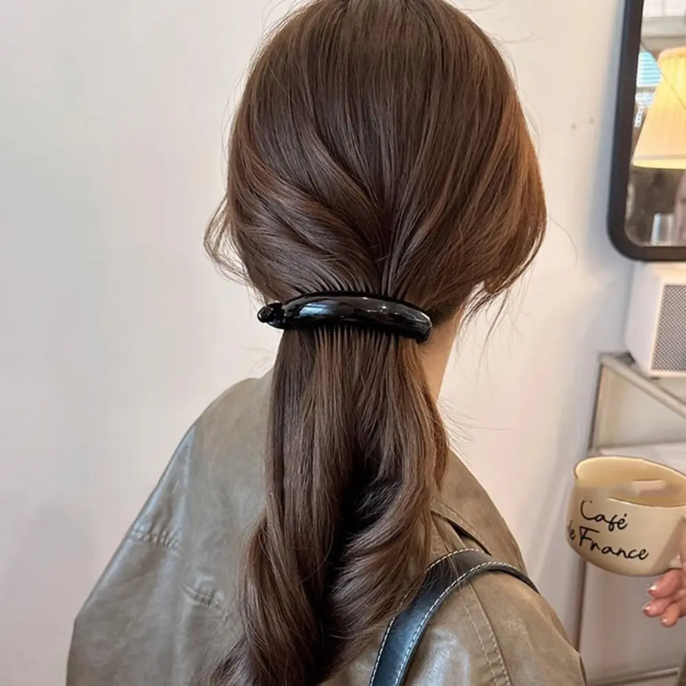Fashion Korean Style Plastic Banana Clip Hairpin Ponytail Holder Vertical Clip Headwear Hair Claw Korean Hair Clip Women
Fashion Korean Style Plastic Banana Clip Hairpin Ponytail Holder Vertical Clip Headwear Hair Claw Korean Hair Clip Women
