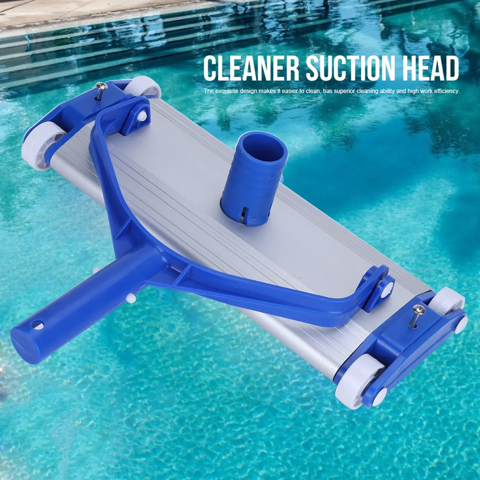 Щетка для пылесоса из алюминиевого сплава, аксессуар для всасывания грязи для бассейна
Щетка для пылесоса из алюминиевого сплава, аксессуар для всасывания грязи для бассейна