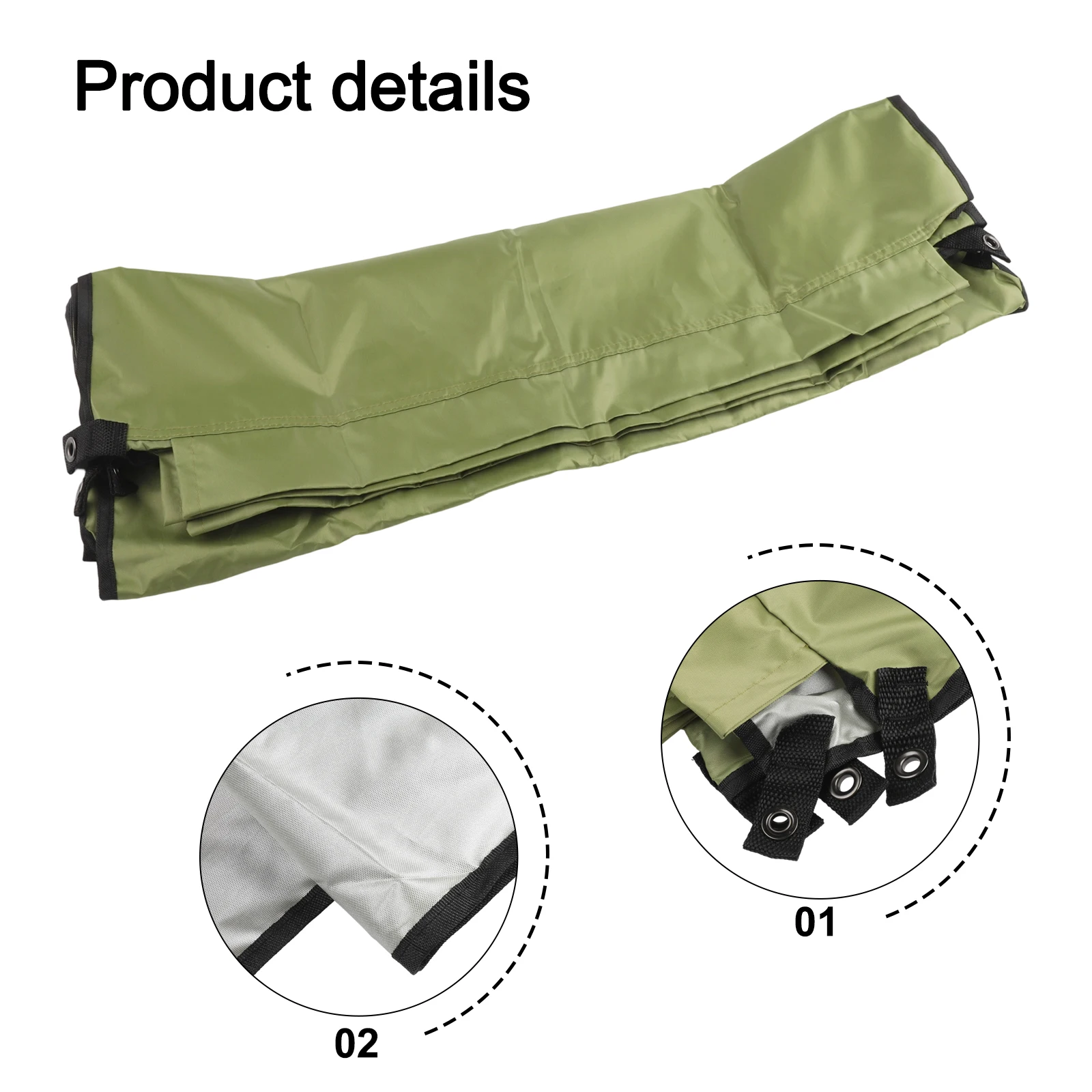 BBQ Windshield Green Portable Windshield Sand Protection Wind Protection 210D Oxford Cloth Camping Gear Picnic
BBQ Windshield Green Portable Windshield Sand Protection Wind Protection 210D Oxford Cloth Camping Gear Picnic