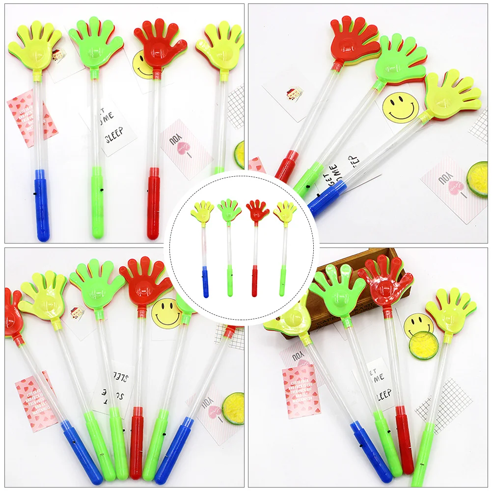 4pcs Fluorescent Hand Clapper Luminous Cheering Tools Party Supplies Hand Clap For Carnival Festival Sports Events
4pcs Fluorescent Hand Clapper Luminous Cheering Tools Party Supplies Hand Clap For Carnival Festival Sports Events