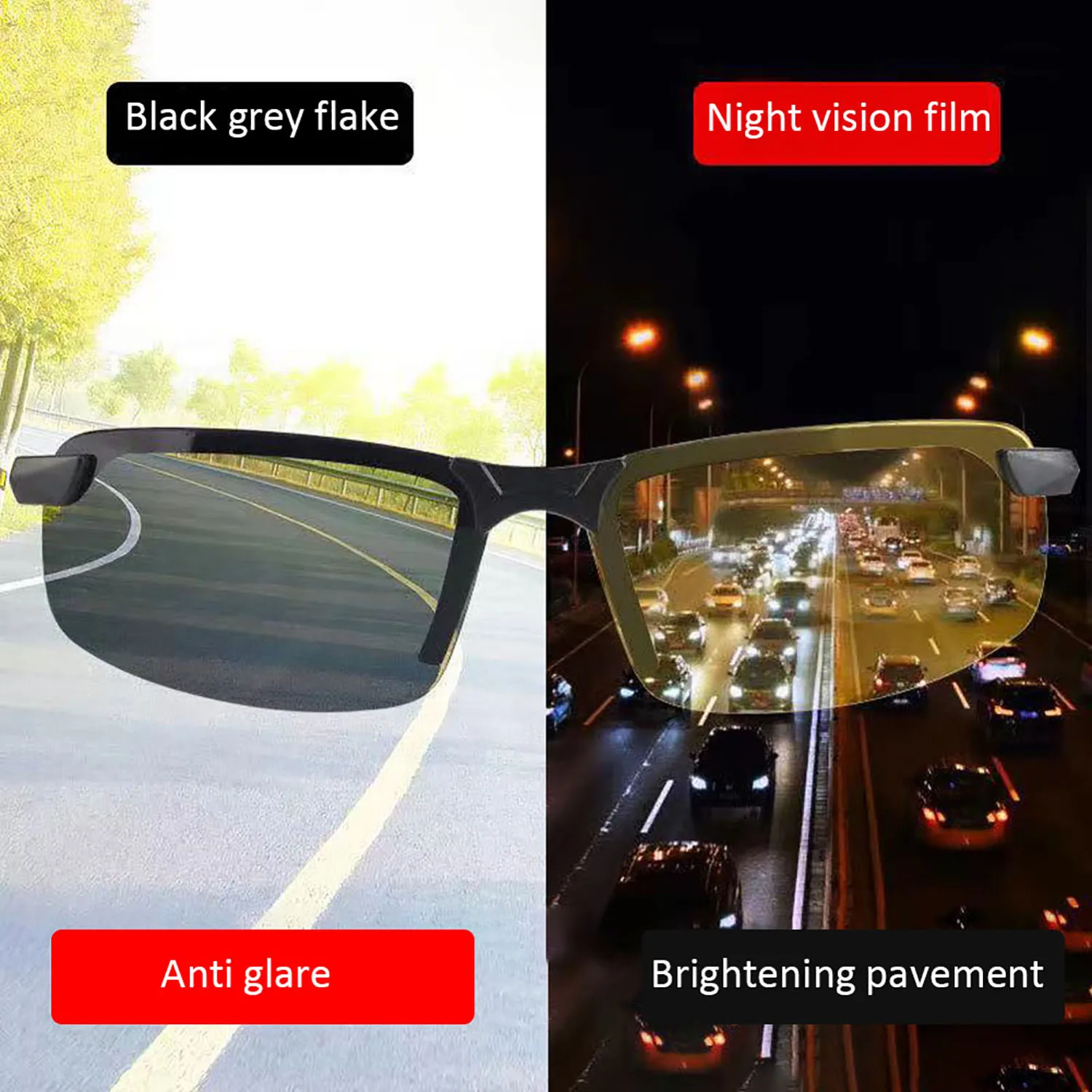 1pc Night Vision Sunglasses Day Night Driving Glasses Sunglasses For Men Change Color Fashion Outside Adult Eyewear Glasses Men
1pc Night Vision Sunglasses Day Night Driving Glasses Sunglasses For Men Change Color Fashion Outside Adult Eyewear Glasses Men
