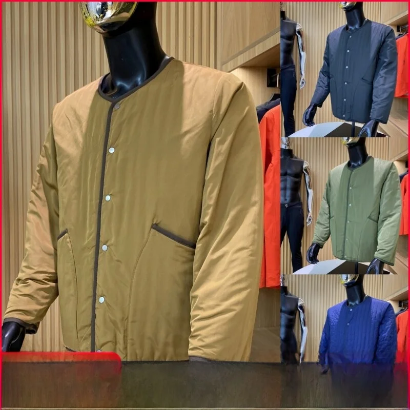 Lightweight Warm Cotton Jaet for Men Outdoor Two-Sided Wear Sewn with Cotton Pad Stand Fit CleanFit Sle Stand Collar
Lightweight Warm Cotton Jaet for Men Outdoor Two-Sided Wear Sewn with Cotton Pad Stand Fit CleanFit Sle Stand Collar
