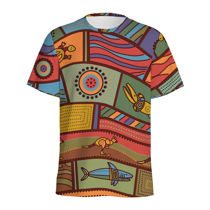 African Tribal Ethnic Style Totem 3D Print T-shirt Fashion Pure Cotton Oversized Tops Unisex Kid's Casual High Quality T-shirt
African Tribal Ethnic Style Totem 3D Print T-shirt Fashion Pure Cotton Oversized Tops Unisex Kid's Casual High Quality T-shirt