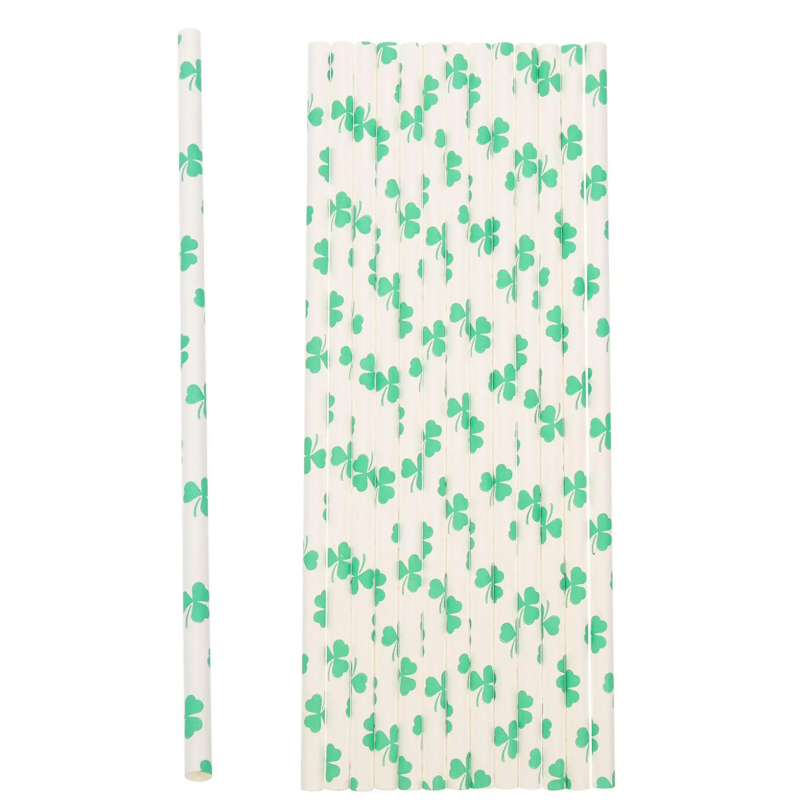 96 Pcs Shamrock St Patrick's Day Paper Straws Disposable Long Bar Stir Sticks Coffee Stirring Rods Party Decoration Bright Color
96 Pcs Shamrock St Patrick's Day Paper Straws Disposable Long Bar Stir Sticks Coffee Stirring Rods Party Decoration Bright Color