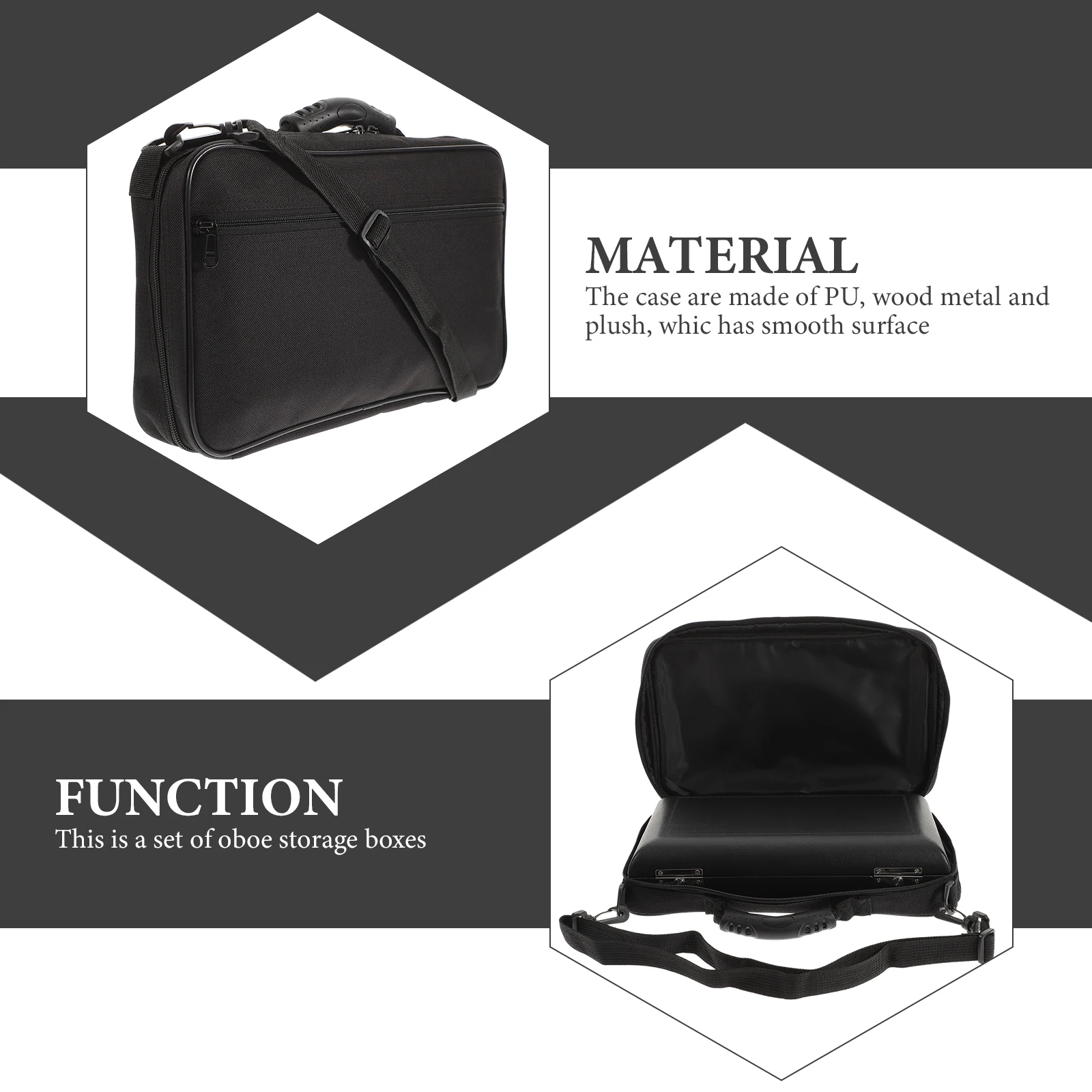 Oboe Case Black Carrying Backpack Cover Cases Storage Box Wind Instrument Durable Boxes
Oboe Case Black Carrying Backpack Cover Cases Storage Box Wind Instrument Durable Boxes