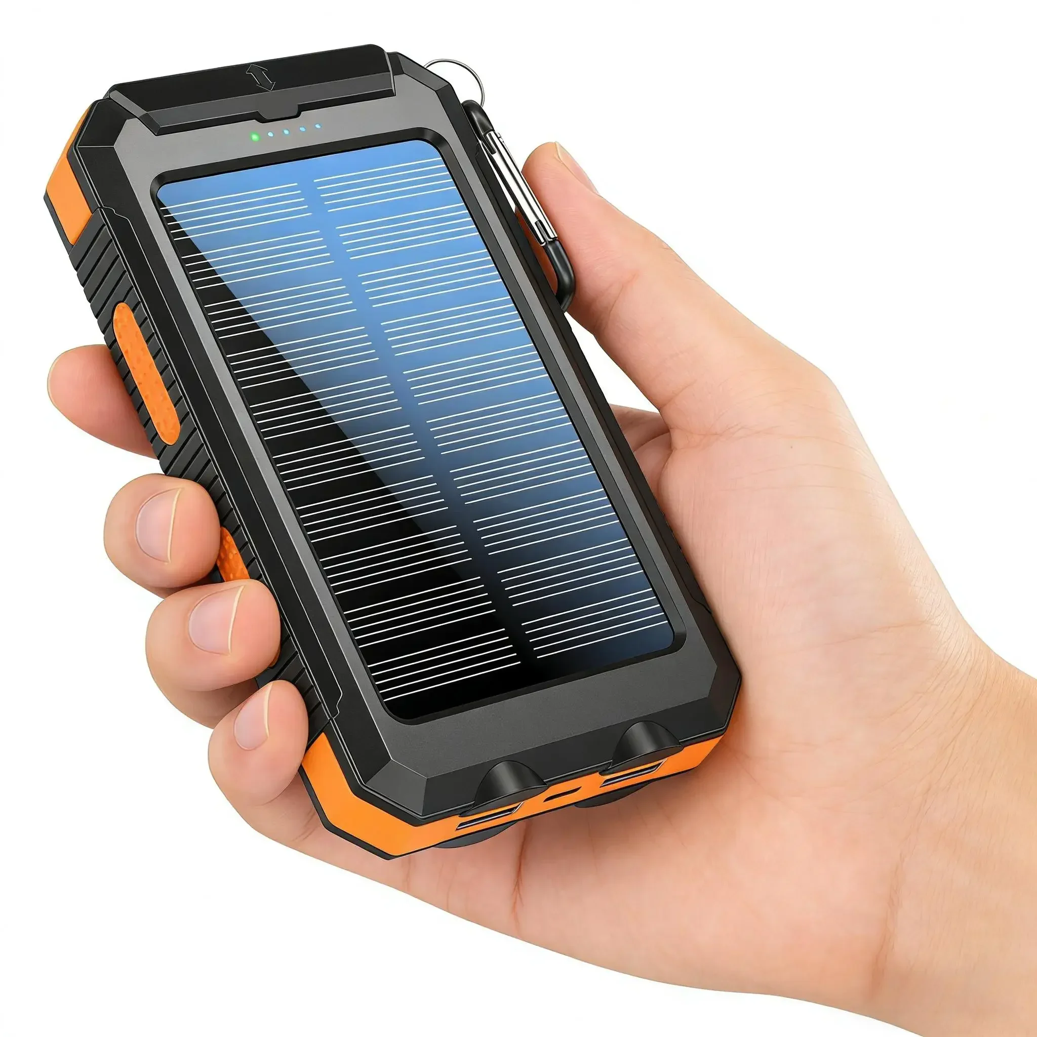 10000 мАч, солнечная батарея с быстрой зарядкой, двойной USB, IP65, водонепроницаемая, противоударная, портативная внешняя батарея
10000 мАч, солнечная батарея с быстрой зарядкой, двойной USB, IP65, водонепроницаемая, противоударная, портативная внешняя батарея
